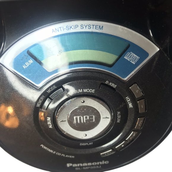 Panasonic Portable CD Player, Black Gray SL-MP353J - Picture 3 of 15